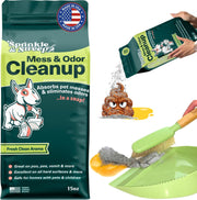 Sprinkle &amp; Sweep - Reiniging van huisdierenrommel en geuren (15 oz)