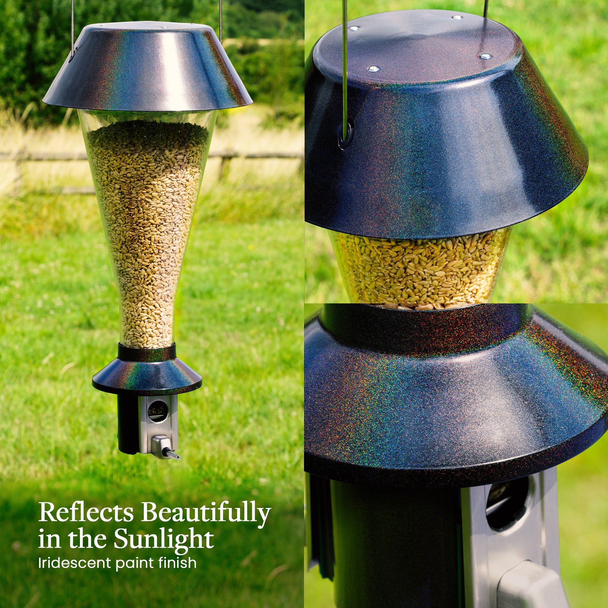 Roamwild Mega PestOff Squirrel Proof Bird Feeder 3.0 For Mixed Seed/Sunflower Hearts