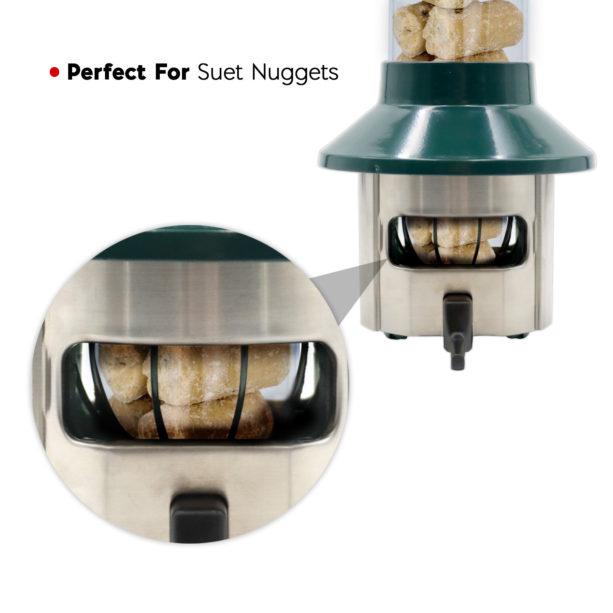 Roamwild PestOff Bird Feeder For Suet Nuggets/Fat Balls