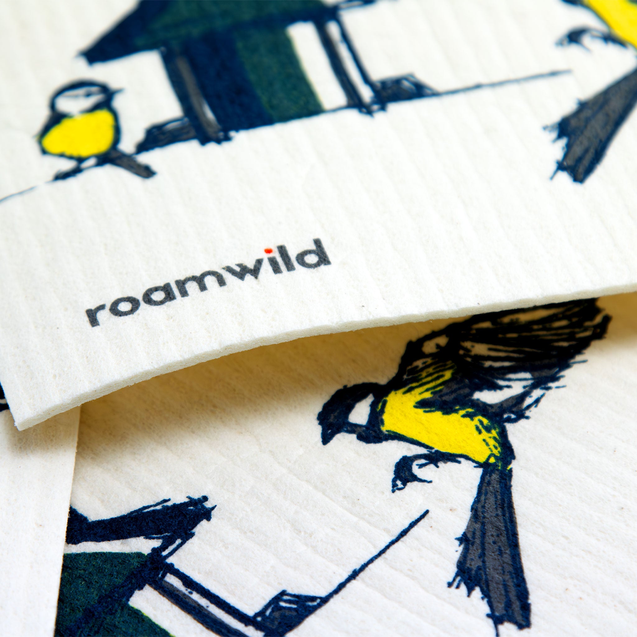 Roamwild Reusable Paper Towel | Never Buy Paper Towels Again | Songbird Edition