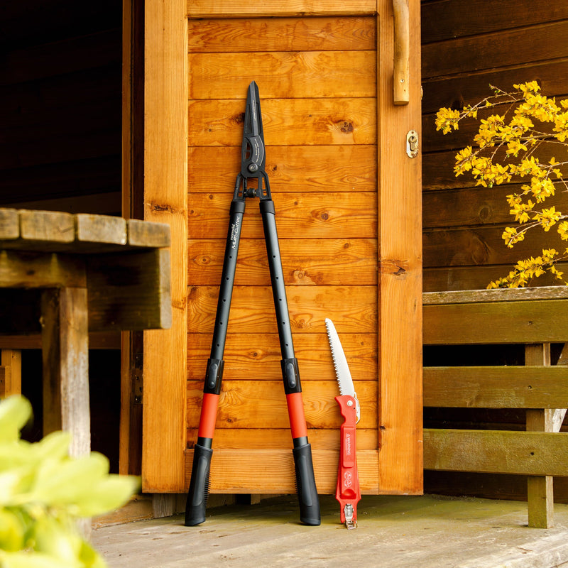 Multi-Cutter XL telescopic lopper with folding pruning saw