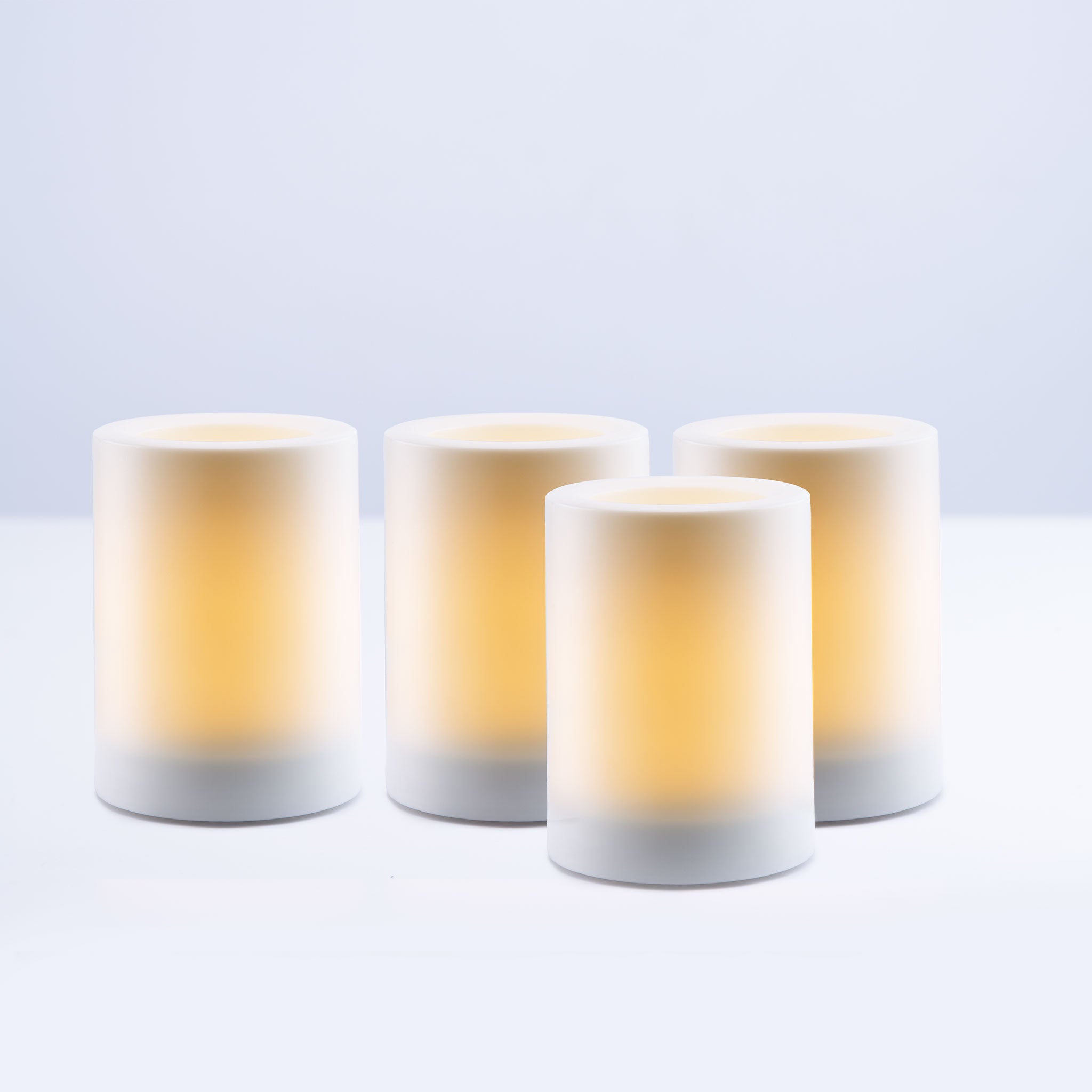 Outdoor Flameless Battery Candles 4 Inch (Small)