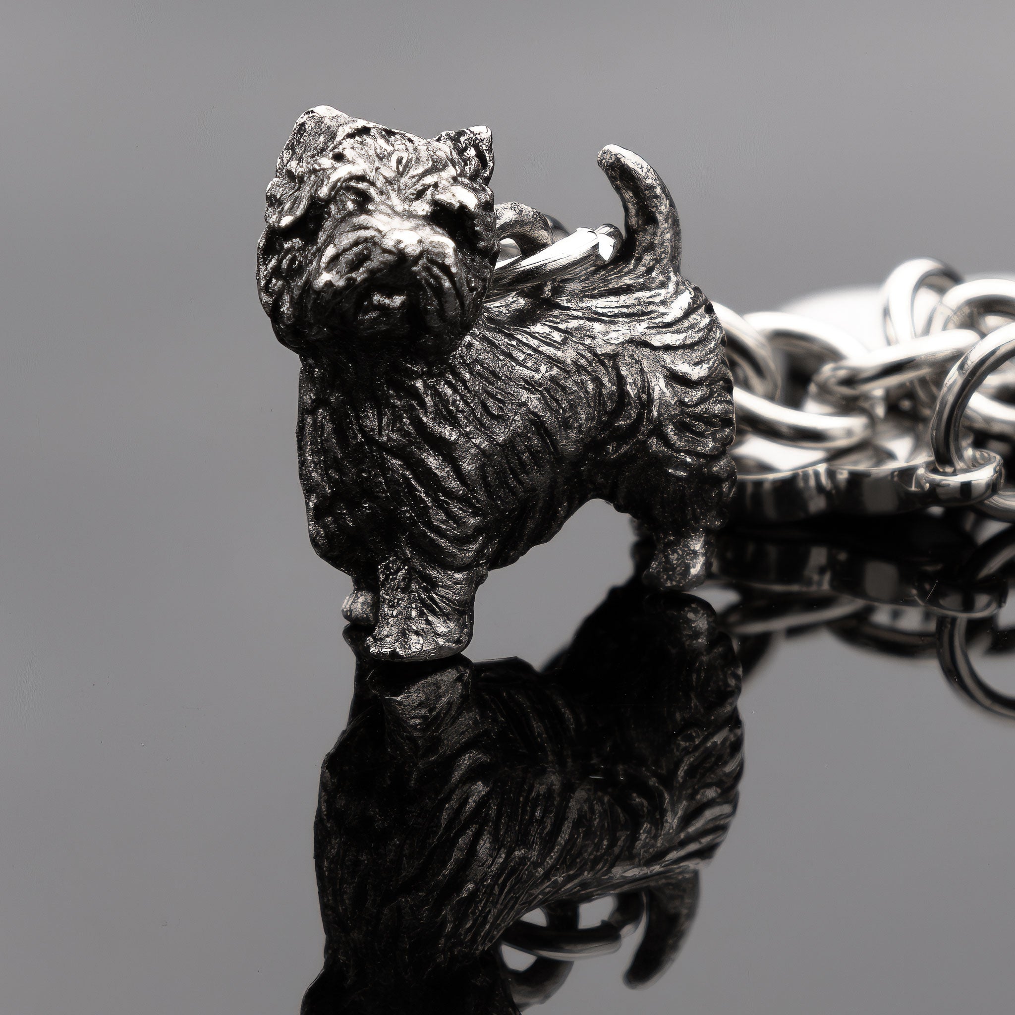 Small Breeds - High Detailed Dog Metal Animal Keyring