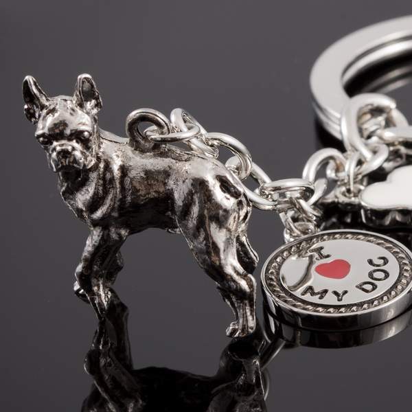 Large Breeds - High Detailed Dog Metal Animal Keyring