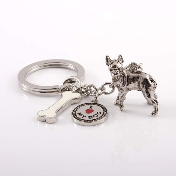 Large Breeds - High Detailed Dog Metal Animal Keyring