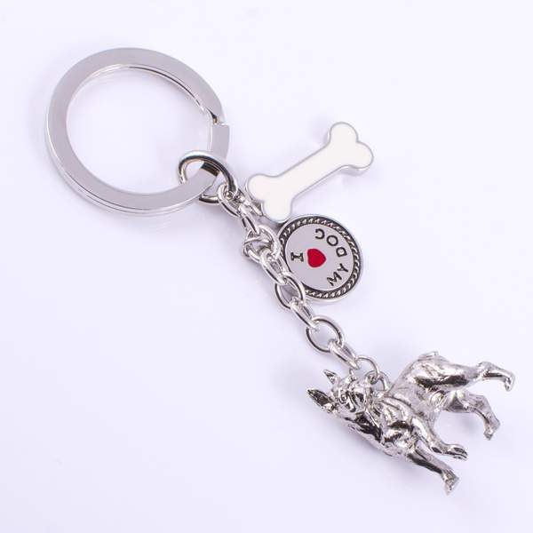 Large Breeds - High Detailed Dog Metal Animal Keyring