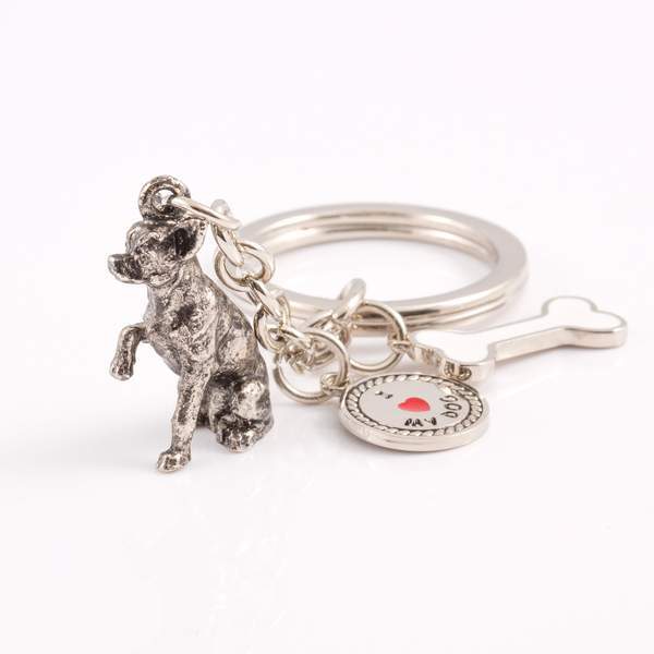 Small Breeds - High Detailed Dog Metal Animal Keyring