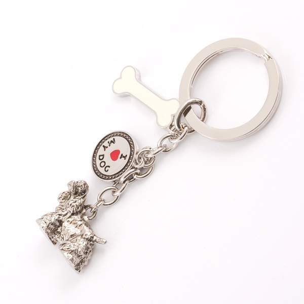 Small Breeds - High Detailed Dog Metal Animal Keyring