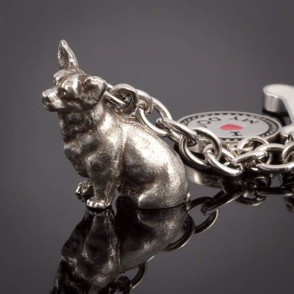 Small Breeds - High Detailed Dog Metal Animal Keyring