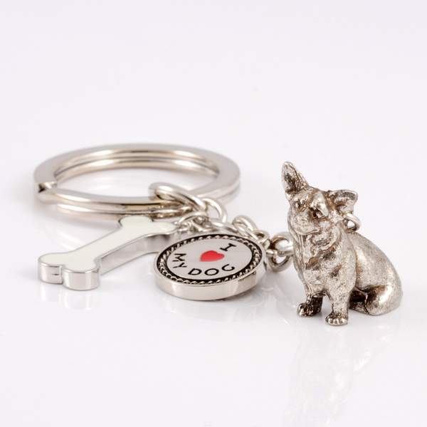 Small Breeds - High Detailed Dog Metal Animal Keyring