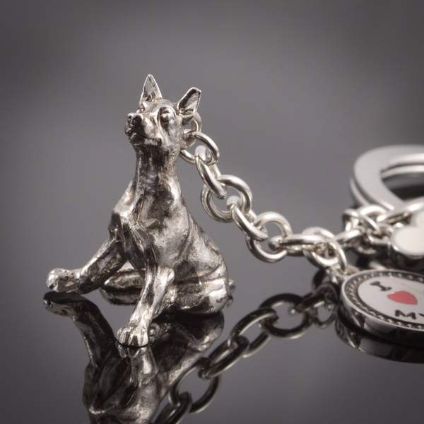 Large Breeds - High Detailed Dog Metal Animal Keyring