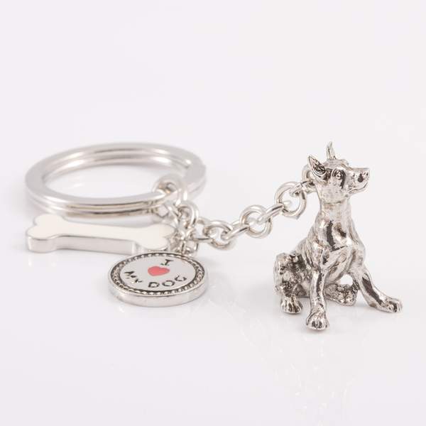 Large Breeds - High Detailed Dog Metal Animal Keyring