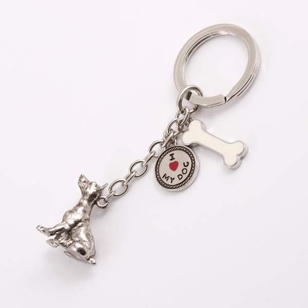 Large Breeds - High Detailed Dog Metal Animal Keyring