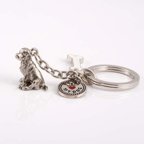 Large Breeds - High Detailed Dog Metal Animal Keyring