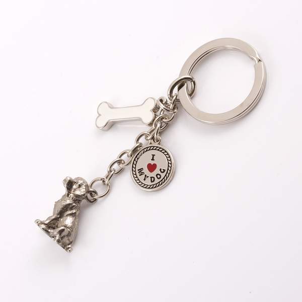 Large Breeds - High Detailed Dog Metal Animal Keyring