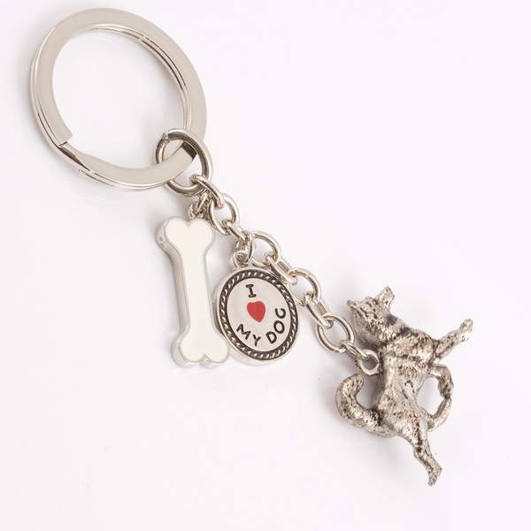 Large Breeds - High Detailed Dog Metal Animal Keyring