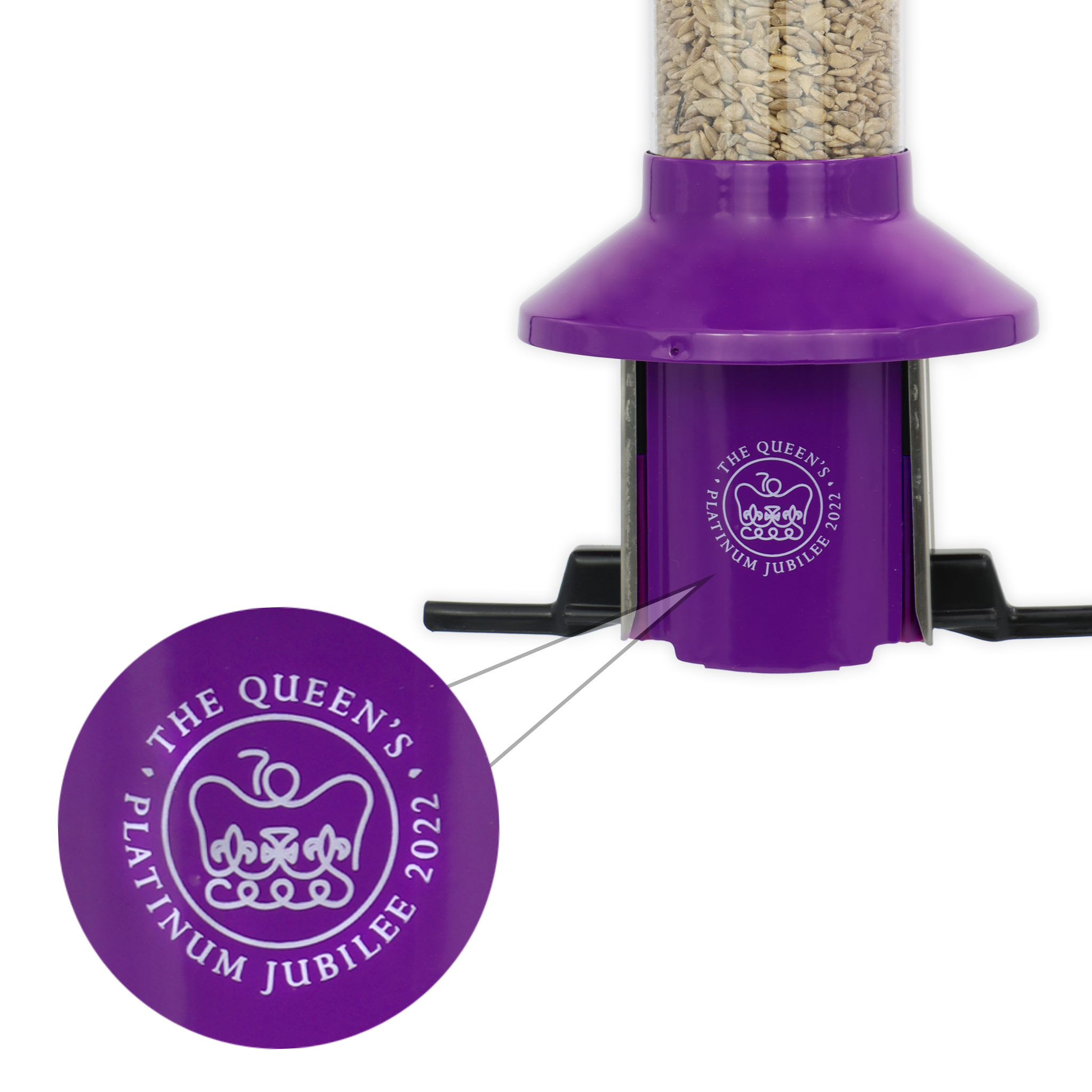 Roamwild PestOff Bird Feeder | Queen Elizabeth II Platinum Jubilee Tribute