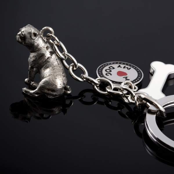 Small Breeds - High Detailed Dog Metal Animal Keyring