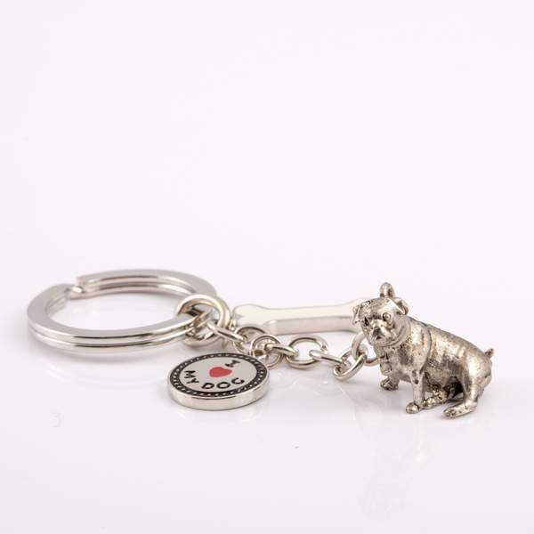 Small Breeds - High Detailed Dog Metal Animal Keyring