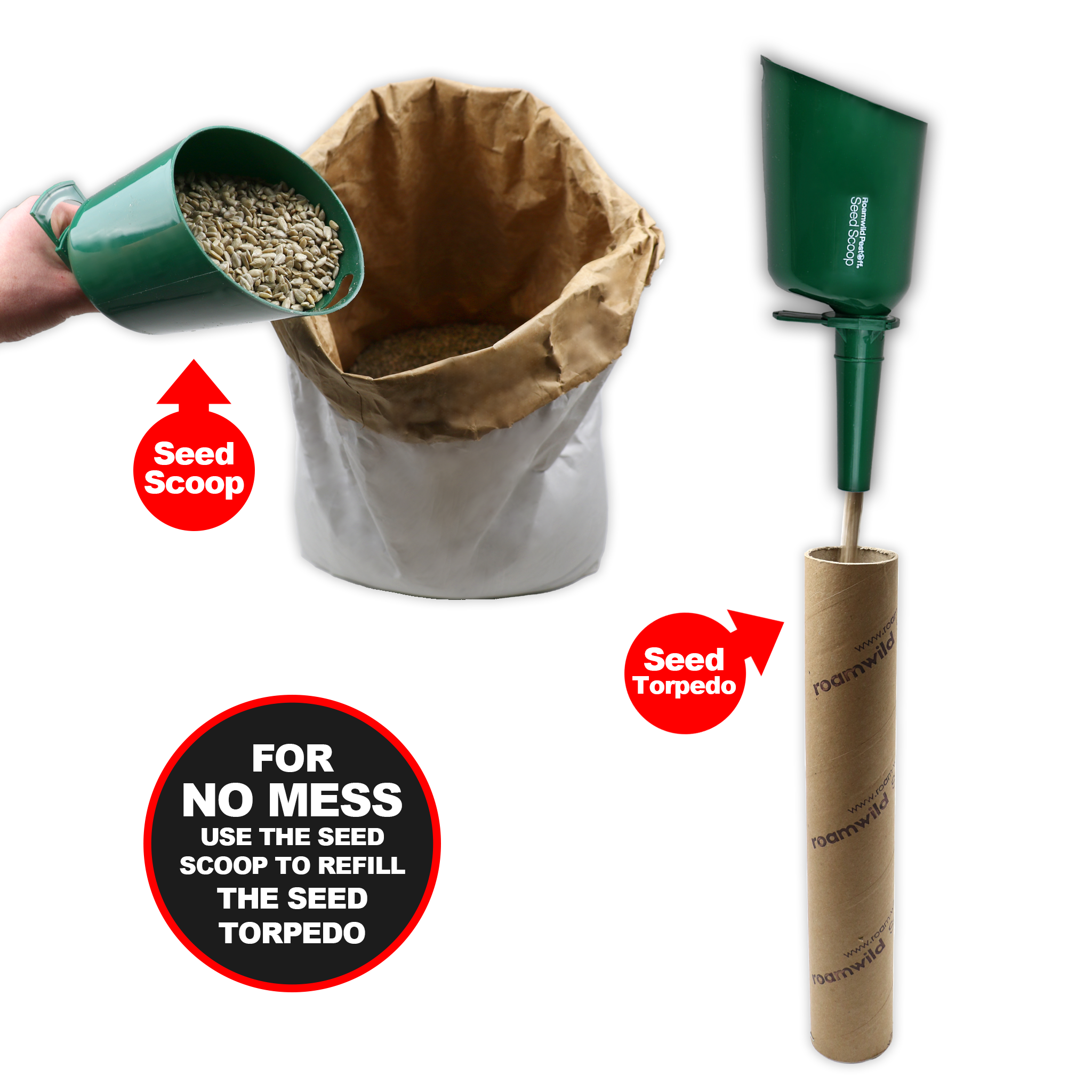 Premium Sunflower Hearts Bird Feeder Filling Starter Kit (12.75kg)