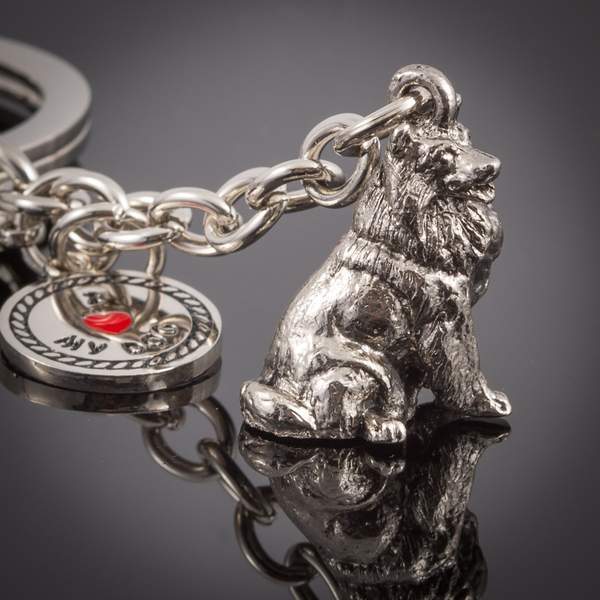 Small Breeds - High Detailed Dog Metal Animal Keyring
