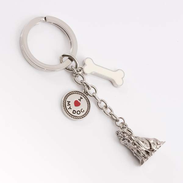 Small Breeds - High Detailed Dog Metal Animal Keyring