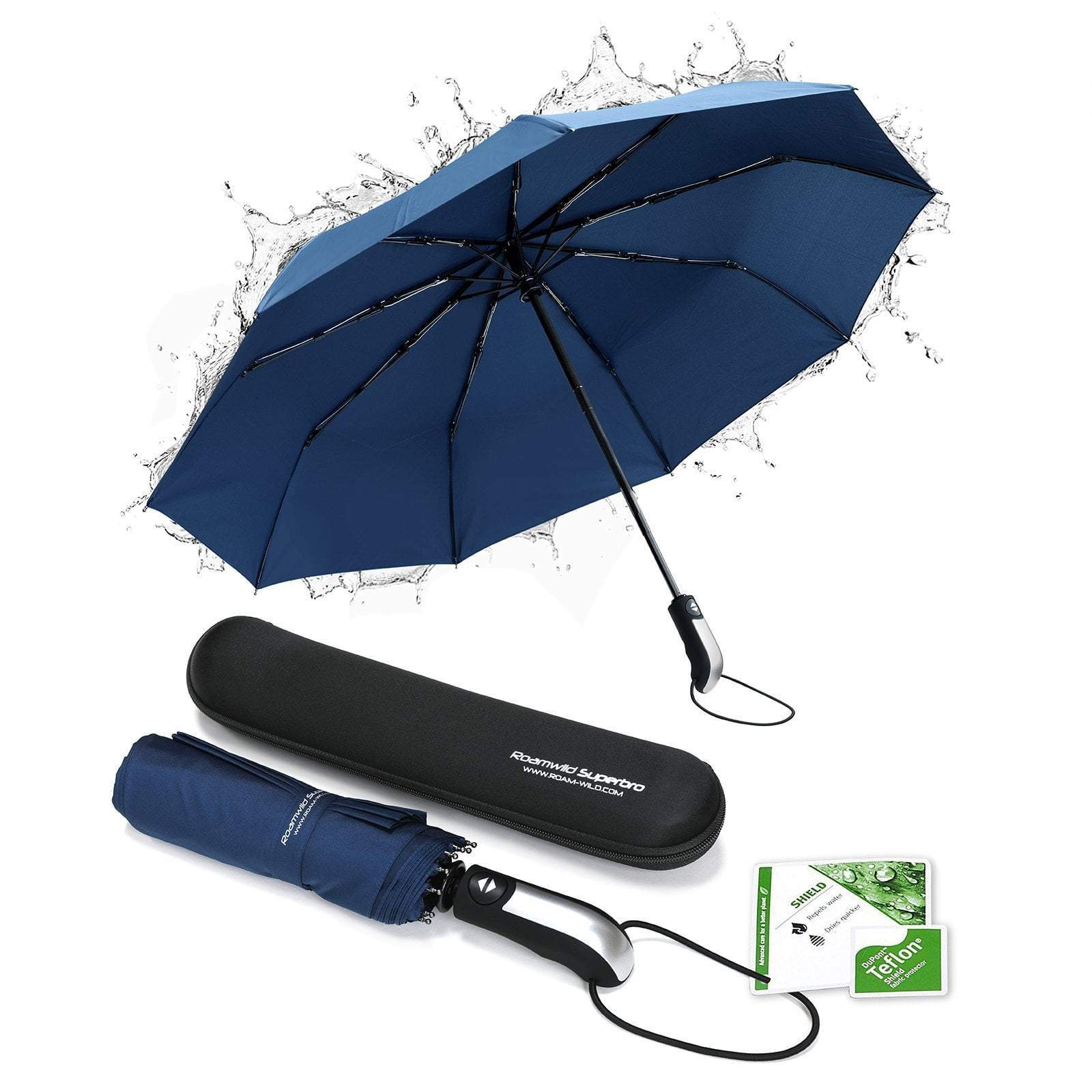 Roamwild SuperBro Folding Travel Umbrella - Roamwild